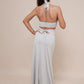 Enchanted - Skirt & Inspire halter top by Bohemian Goddess I Color: Silver grey I www.bohemiangoddess.com