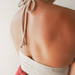 Radiance - Lace top can be tied in 3 ways from the back. Women's goddess clothing and adornments by Bohemian Goddess I Color: Winter White I www.bohemiangoddess.com